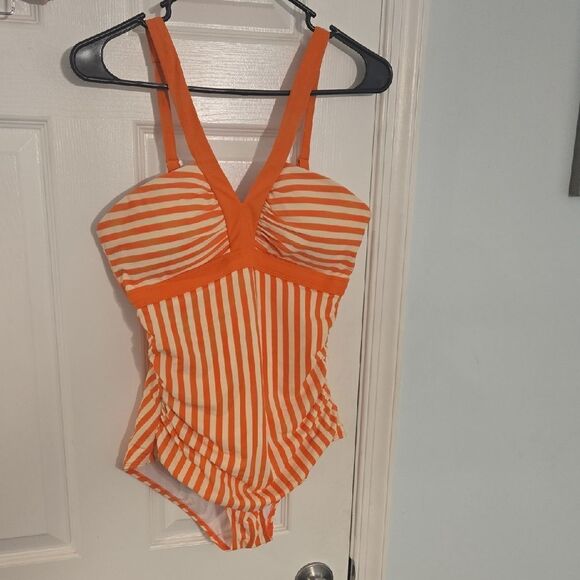 Boden Vibrant Orange Swimwear - Picture 1 of 5